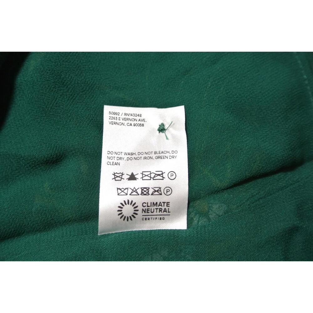 NEW Reformation Rosi Dress Buena Green multi Size 8 #2908 - Picture 8 of 10